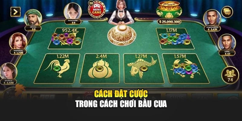 Cách đặt cược trong cách chơi bầu cua Cách đặt cược trong cách chơi bầu cua