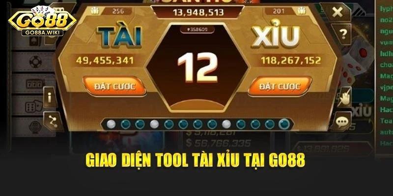 Giao diện Tool tài xỉu tại Go88 Giao diện Tool tài xỉu tại Go88